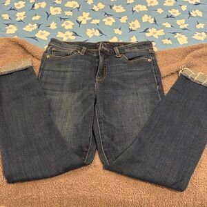 Lucky Brand Dark Blue Ankle Jeans